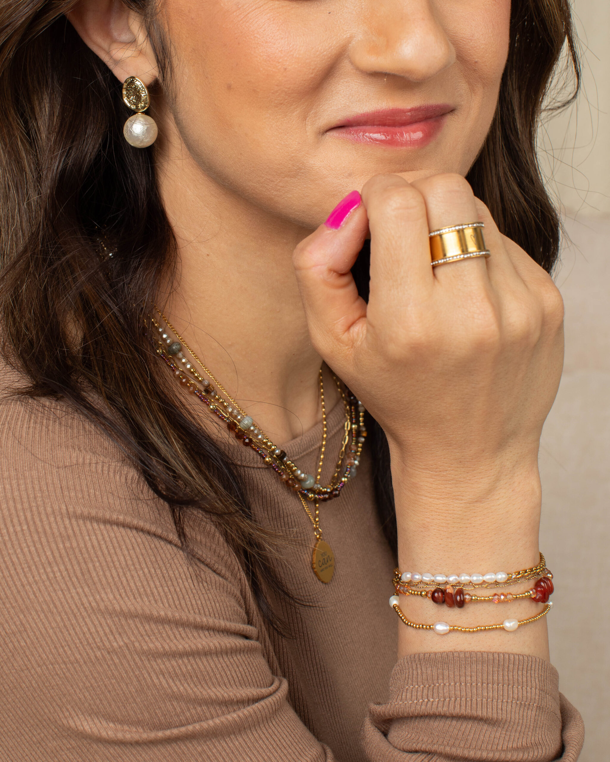 How to Wear Pearls Without Looking too Dressy