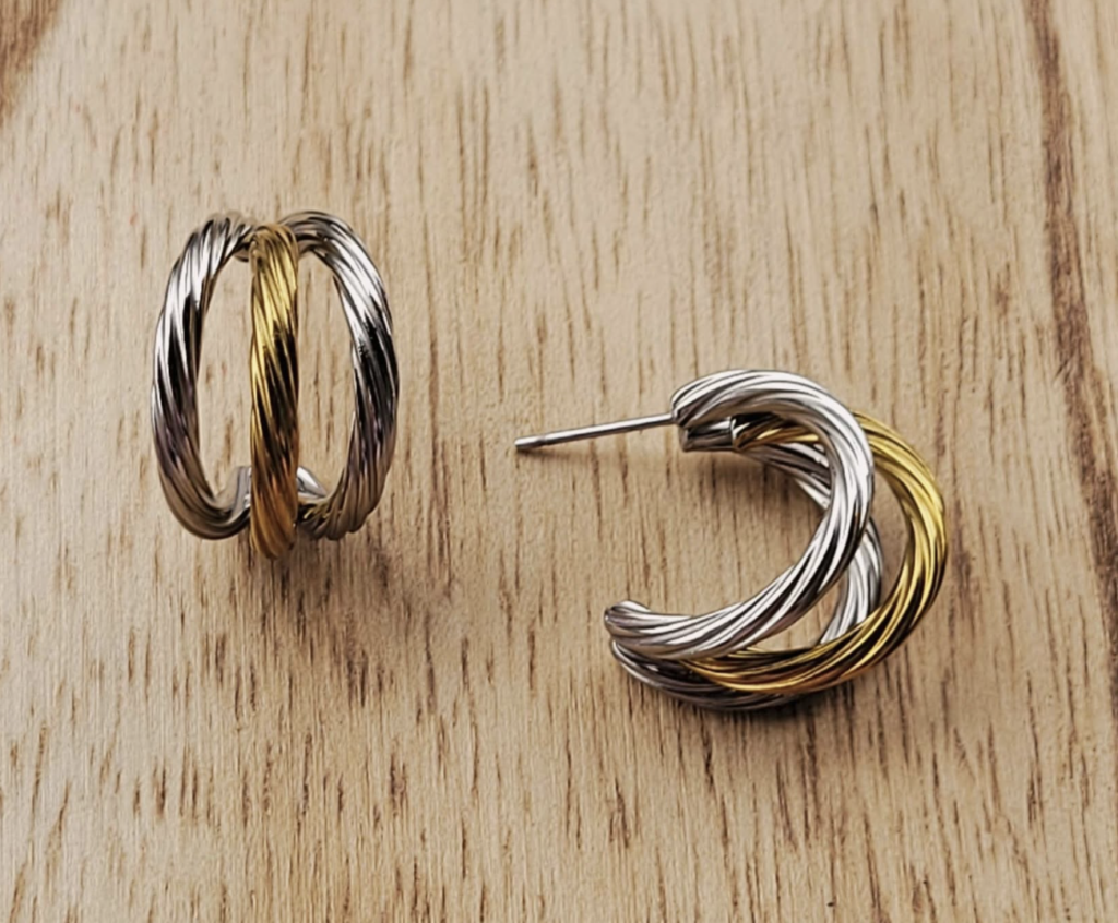 Gold and silver mixed metal jewelry from jBloom