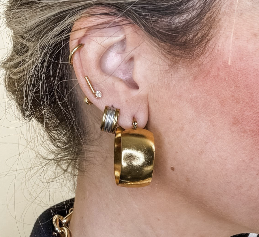 Gold and silver mixed metal jewelry from jBloom